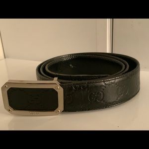 Gucci Black Belt size 42